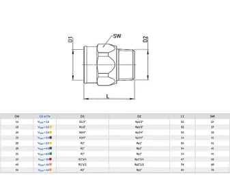 Teco Excess Flow Valve 25mm 4m3/h Vert-Up/Hor FI x MI