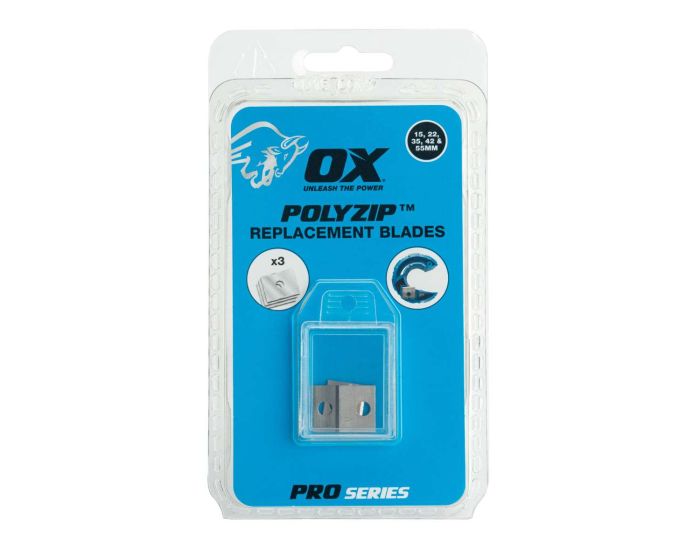 OX Pro PolyZip Replacement Blade Pack - 3 Pack