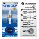 BP19 Carbide Blade Nipple Cutter & Brass Swarf Catcher