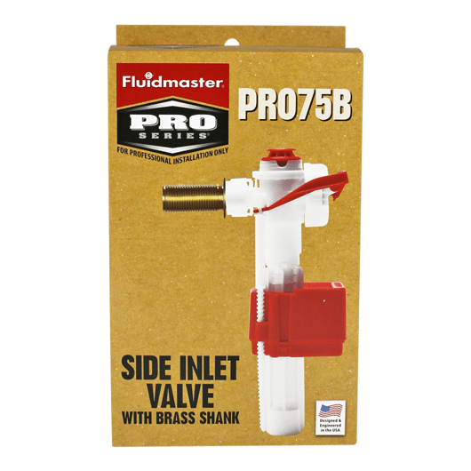 Fluidmaster PRO75B Side Entry Toilet Valve - Brass Thread