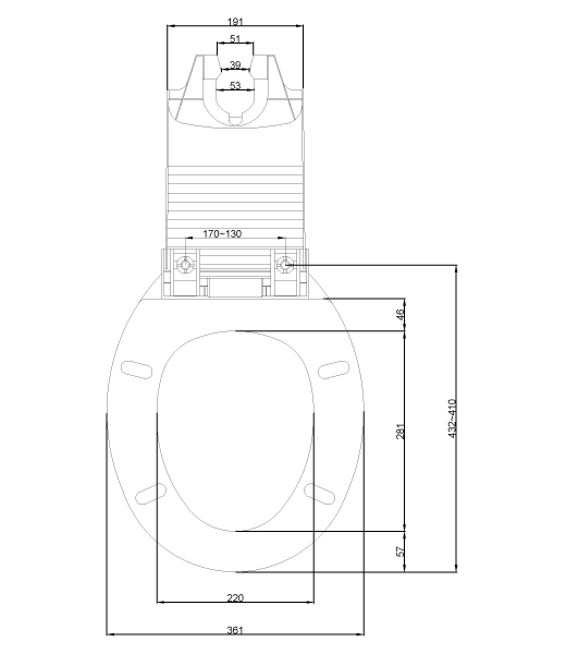 Fluidmaster PRO Cistern with Link and Seat