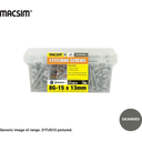 8G x 25mm Button Head Needle Point Screw C3 Galv (500 Pack)