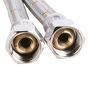 Bromic Flexible Gas Hose Stainless Steel 15mm 1/2" FI x 15mm 1/2" FI