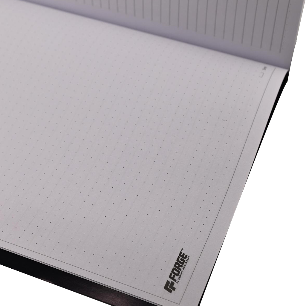 FREE - Forge Plumbers Notebook 100 Page Ruled & 5mm Graph