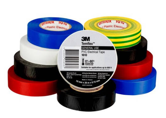 3M Mixed - Insulation Tape 19mm x 20m - 10 Rolls