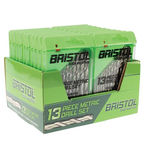 ALPHA Bristol Metric Drill Set 13 Piece