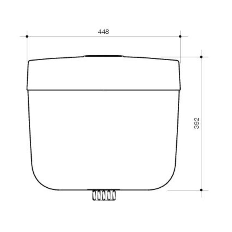 Caroma Slimline Mid/Low Level Cistern (copy)