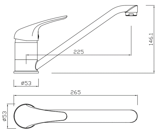 Forge Sink Mixer Swivel Chrome 15 Year Warranty