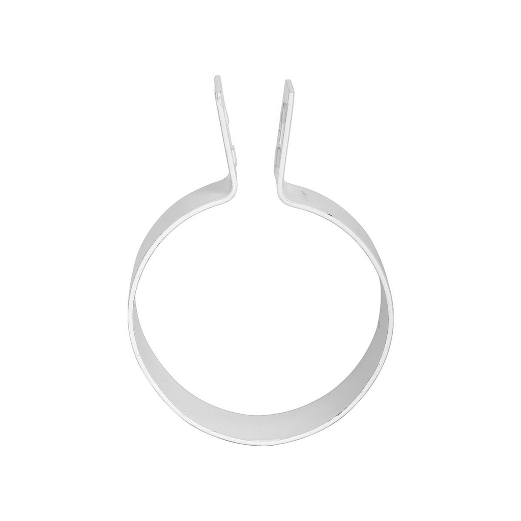 Abey Bolted Clip Heads to Suit PVC Galvanised/Powder Coated White