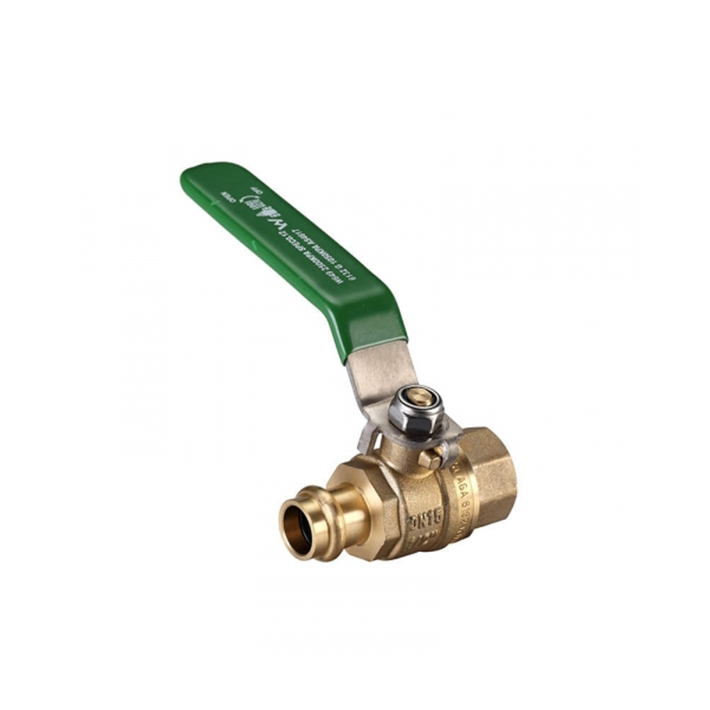 Copper Press Water Ball Valve CU x FI Lever Handle - Watermark Approved