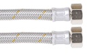 Bromic Flexible Gas Hose Stainless Steel 15mm 1/2" FI x 15mm 1/2" FI