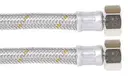Bromic Flexible Gas Hose Stainless Steel 15mm 1/2" FI x 15mm 1/2" FI