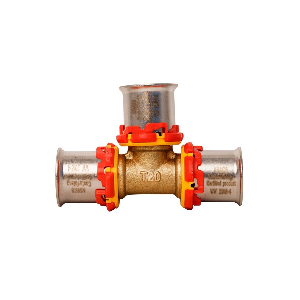 Water & Gas PEX Leak Detection Crimp Equal Tee