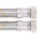 19mm Flexible Gas Hose Stainless Steel 20mm 3/4" FC x 20mm 3/4" FC