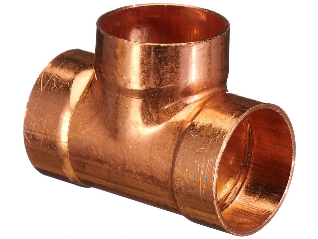 Copper Capilary Equal Tee (No.24) Size.80mm
