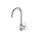 Forge Gooseneck Sink Mixer Chrome 15 Year Warranty