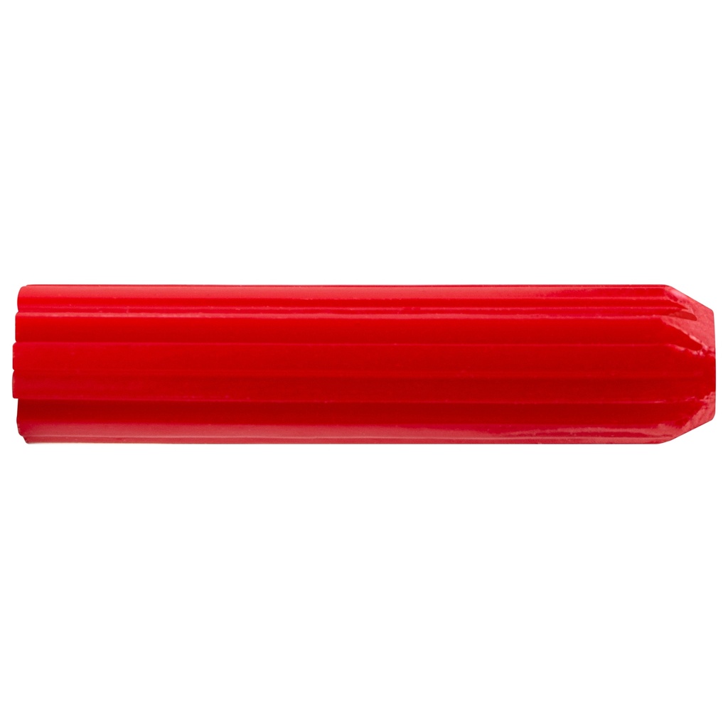 Wall Plugs 6 x 25mm Red- 500 Pack