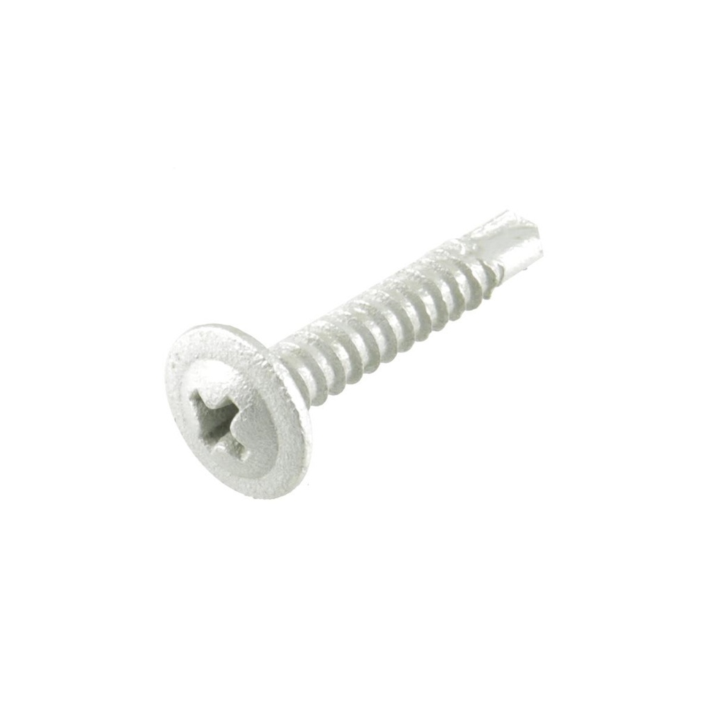 8G x 25mm Button Head Drill Point Screw C3 Galv (500 Pack)