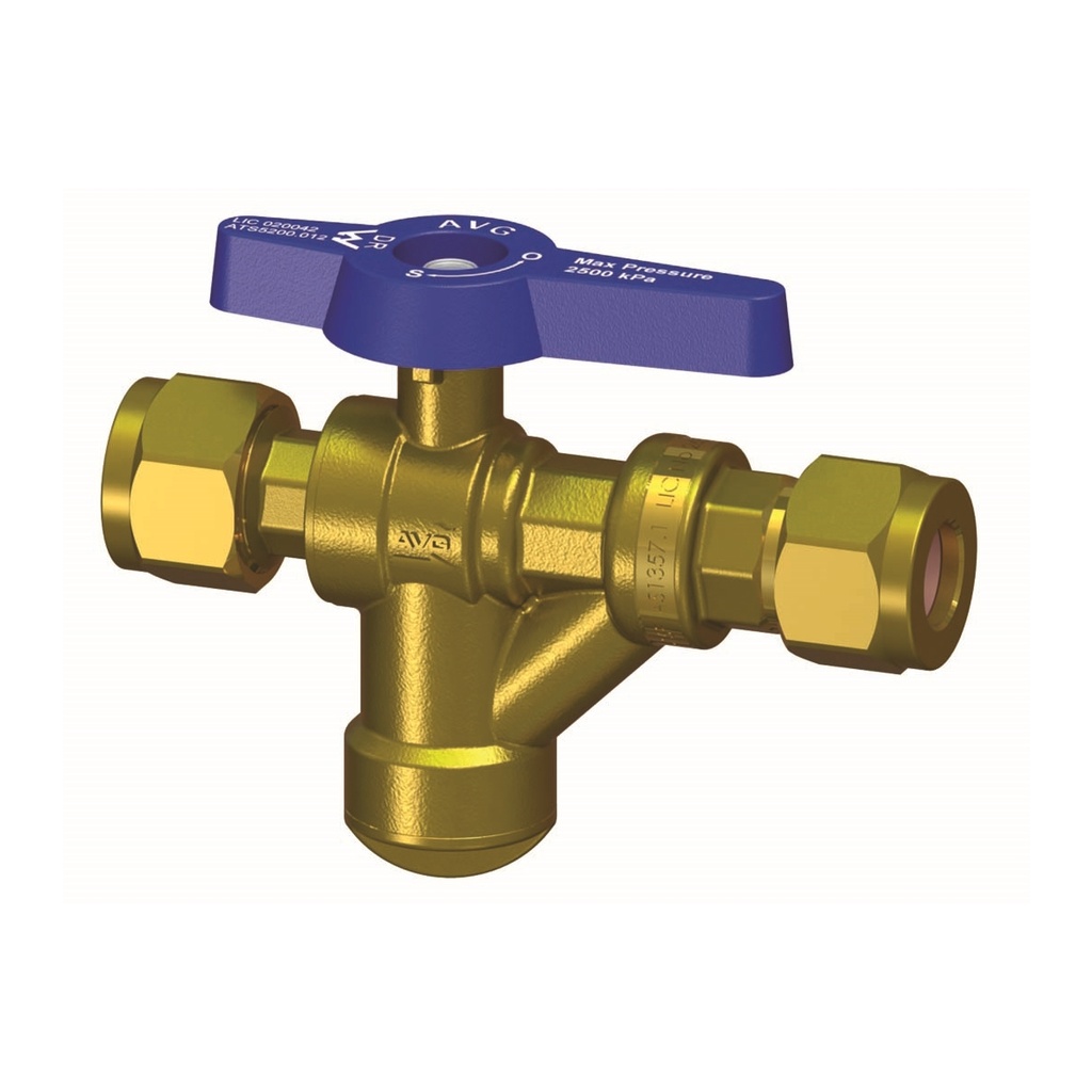 AVG Non Return Isolating Ball Valve (with Screen Filter) 20mm C x C