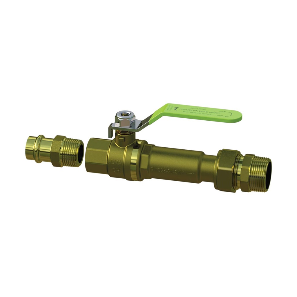 AVG Retic Valve 20mm (3/4") FI BSP x 25mm Loose Nut