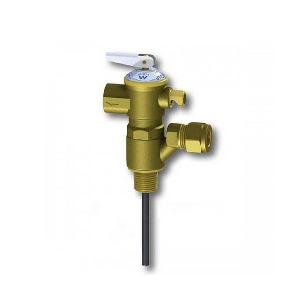 15mm 360 deg Swivel 1400KPA AVG Press & Temp Relief Valve (HTT55)