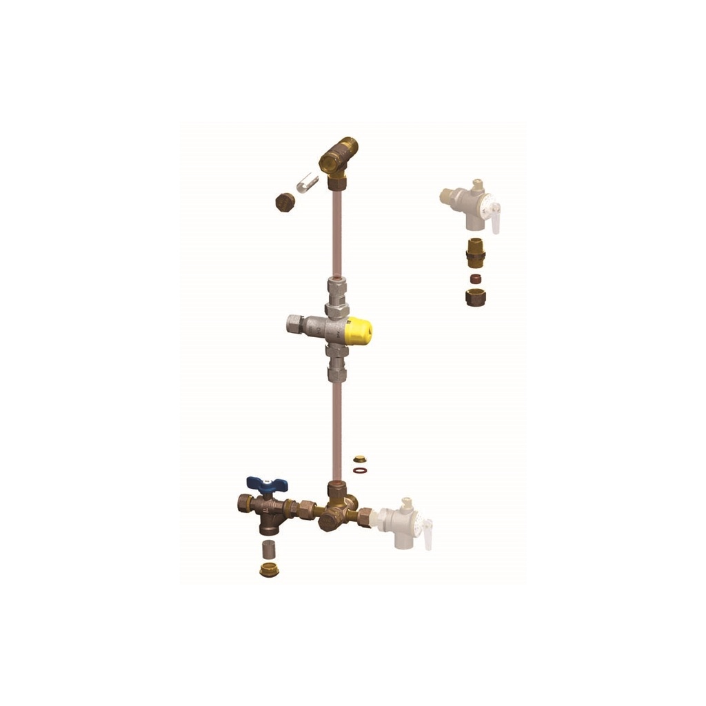 AVG Storge Hot Water Quick Installation Kit 20mm w/o ECV