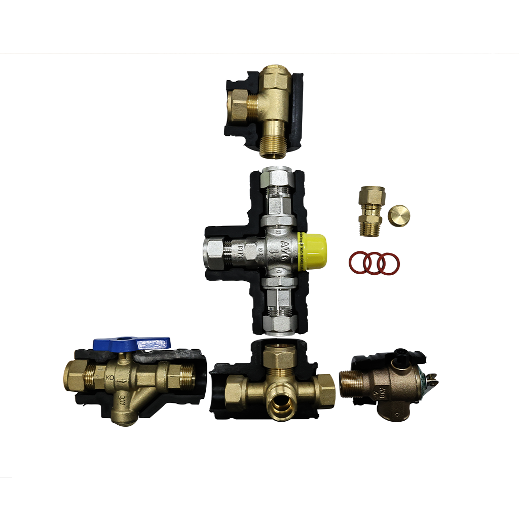AVG Storge Hot Water Quick Installation Kit c/w 850 ECV - 15mm
