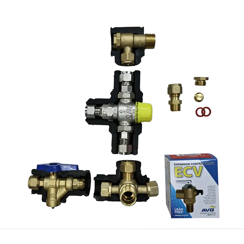 AVG Storge Hot Water Quick Installation Kit c/w 1200 ECV - 15mm