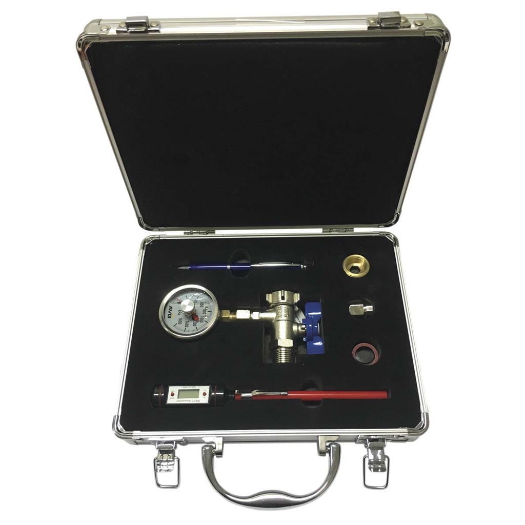 Plumbers Test Kit -Pressure & Temperature