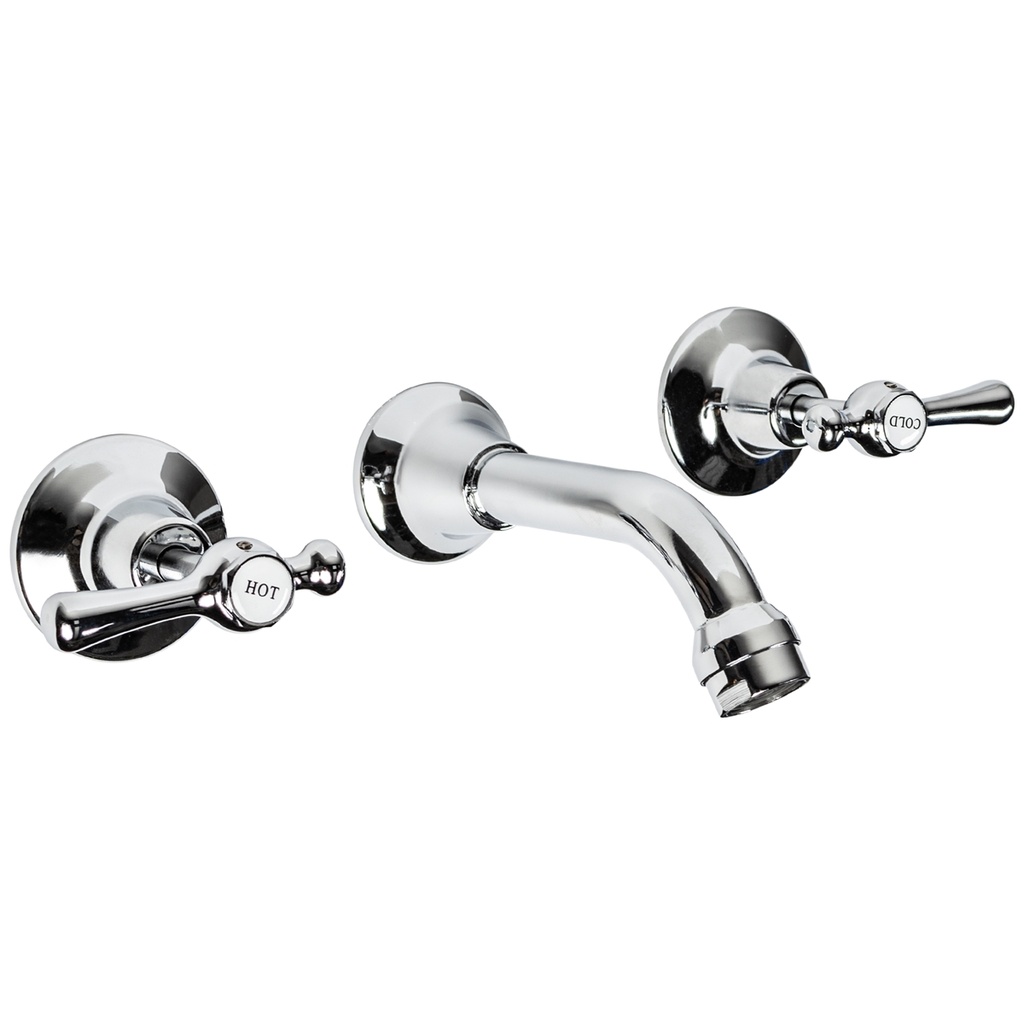 Whitehall Easy Clean Bath Set 1/4  Turn Lever Handle -Ceramic Disc