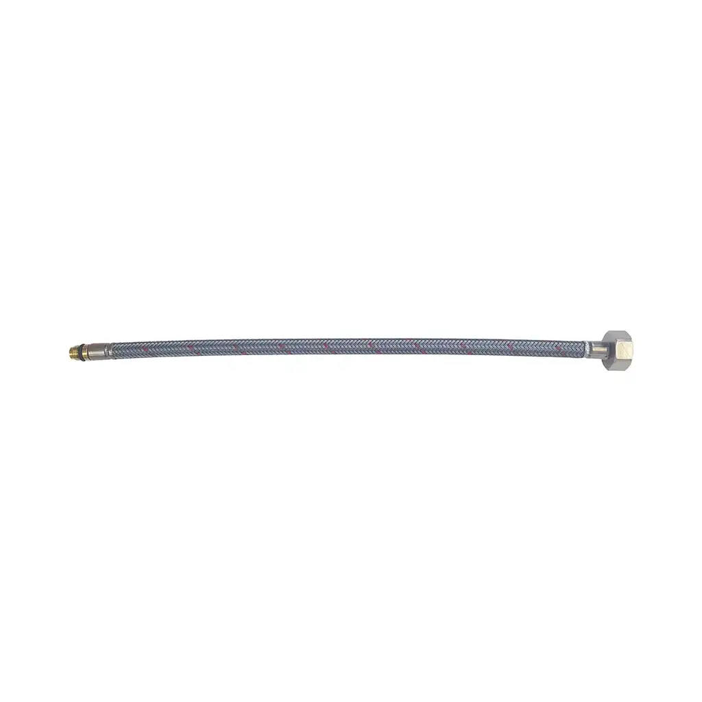 Abey Polyamide Hi Class Mixer Tail PEX Core 8mm x15mm FI x MI x 350mm Long Blue -  15 Year Warranty