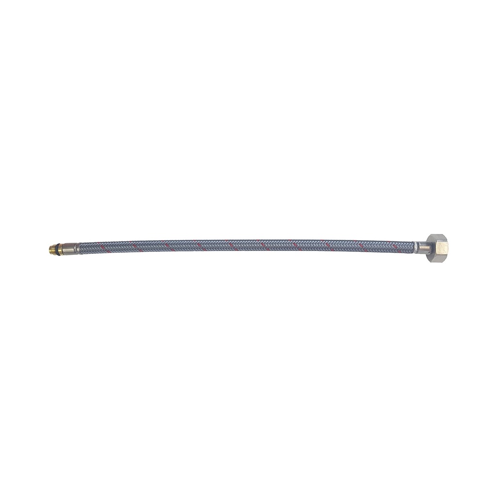 Abey Polyamide Hi Class Mixer Tail PEX Core 8mm x15mm FI x MI x 350mm Long Red -  15 Year Warranty