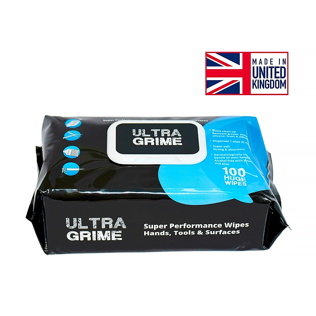 Ultragrime Industrial Wipes (Supersize) - 100 Pack