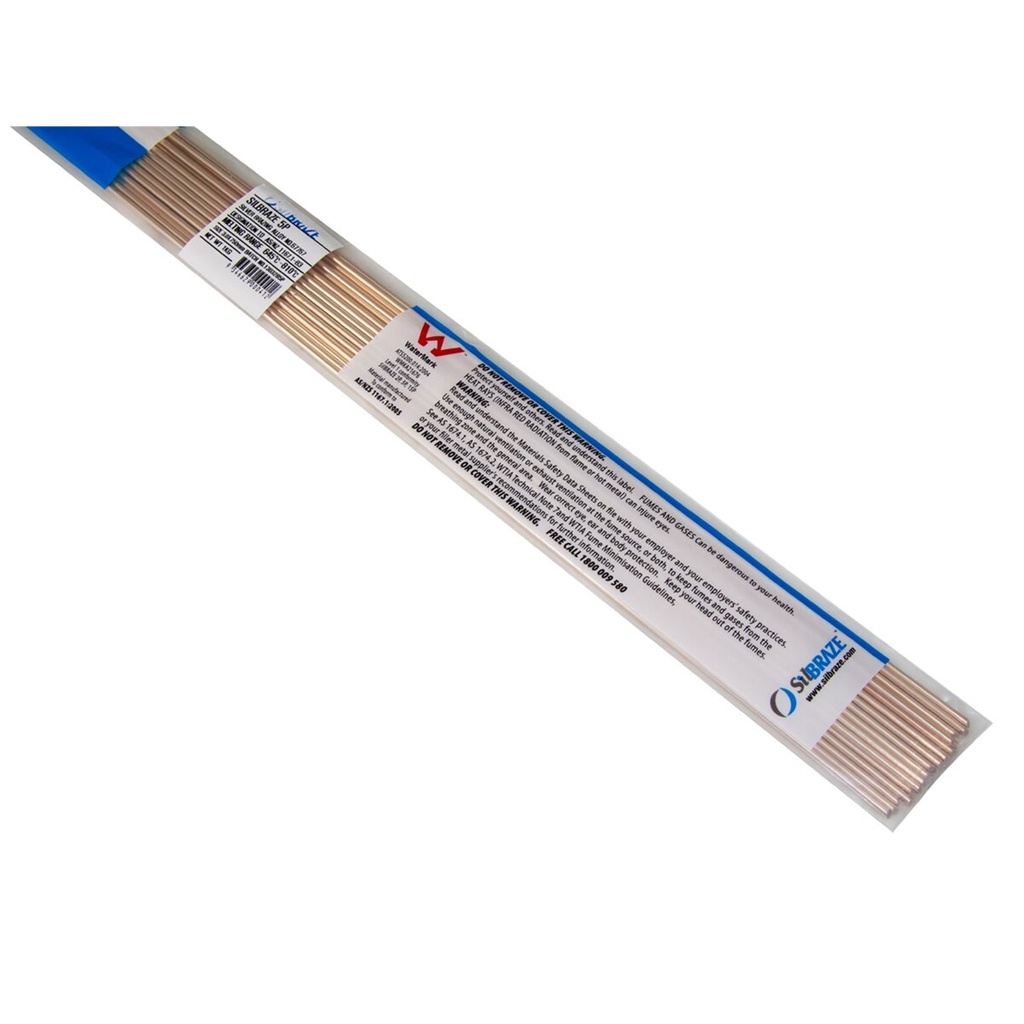 Silver Solder 15% Brown Tip 3.0mm x 750mm - 1KG Pack