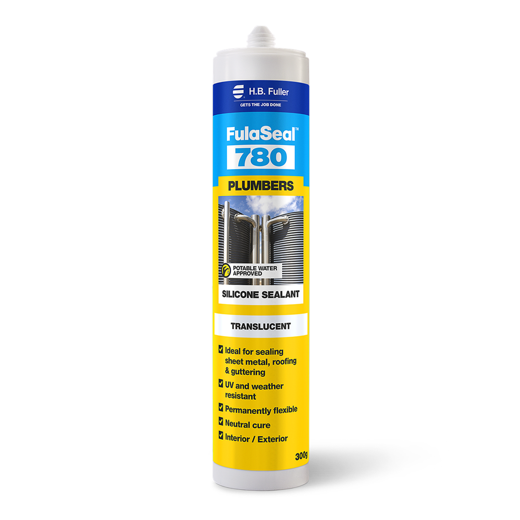 FulaSeal 780 Plumbers Roof & Gutter Silicone 300ml - Translucent