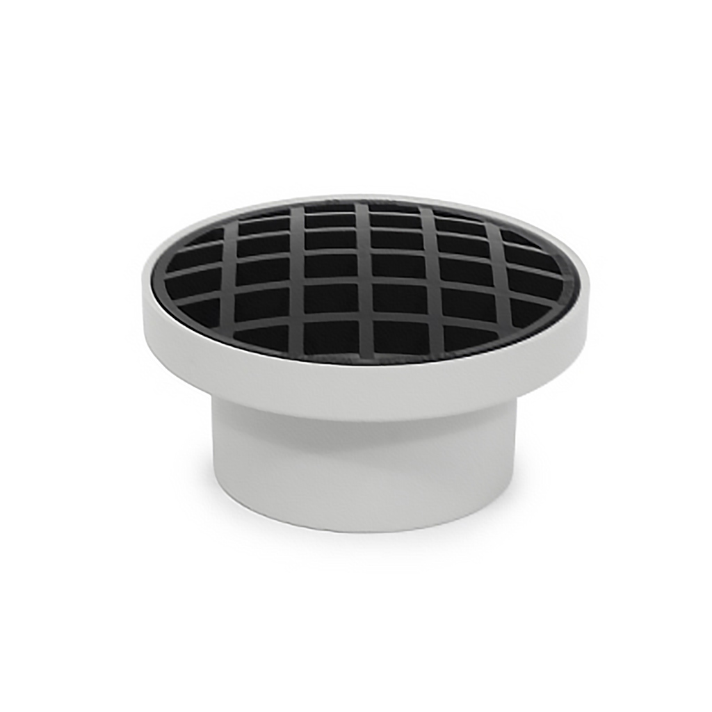 100mm DWV Finishing Collar Kit - Domed Grate