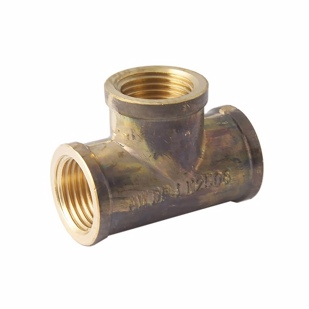 Tee FI Brass