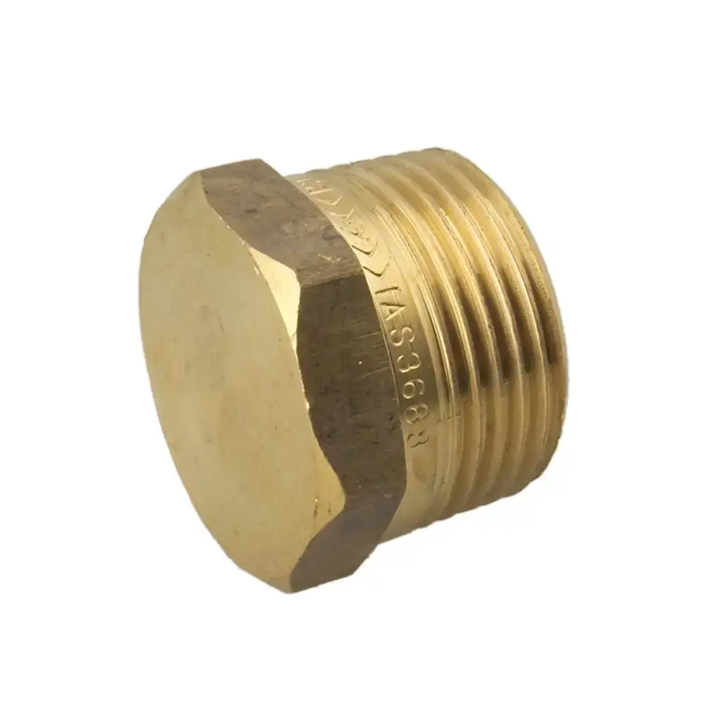Screwed Plug Hex DR Brass