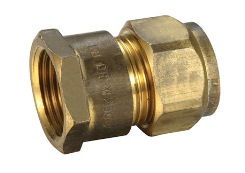 Compression Union Copper Olive Brass FI x C