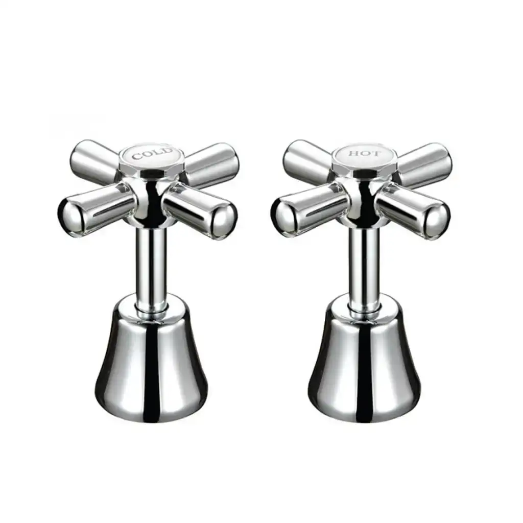 Whitehall Pillar Top Assembly (Pair) Chrome Plated