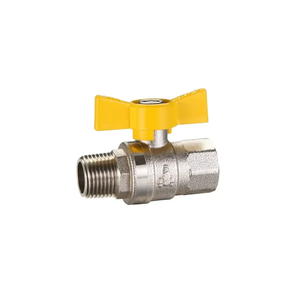 Gas Ball Valves FI x MI Butterfly Handle AGA Approved
