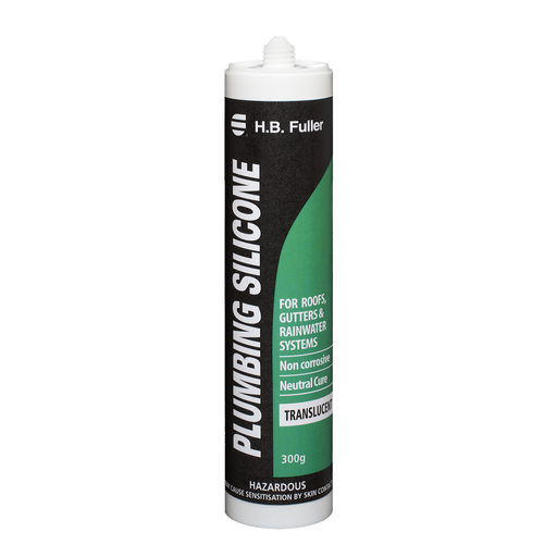HB Fuller Plumbers Roof & Gutter Silicone 300G - Translucent