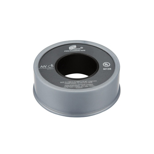 [TG1210] PTFE Tape Grey/Silver (Fit Off)