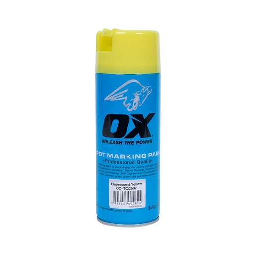 OX Ground Marking Paint Yellow 350G