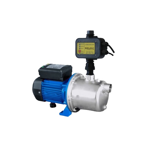 [DPP60PC] WaterBoy Jet Pump Pressure System Stainless Steel 0.75KW, 240V with inbuilt PressControl