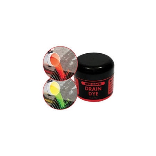[DD40] Drain Dye Kit 40g Tub (20g Red & 20g Fluro Green)