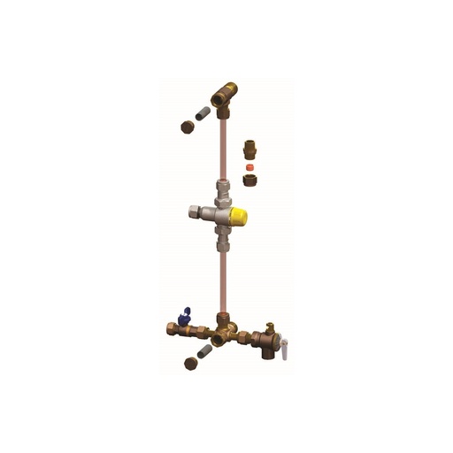 [QIK15-1200] AVG Storge Hot Water Quick Installation Kit c/w 1200 ECV - 15mm