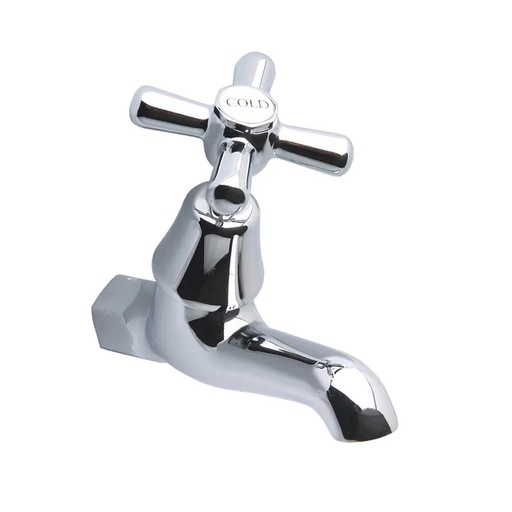 [BTC45] Whitehall 1/2 Turn Bib Tap 45deg 15mm FI - Ceramic Disc