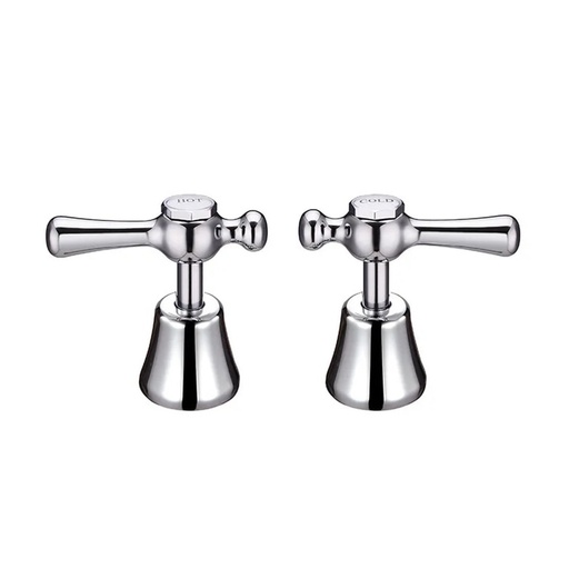 Whitehall Pillar Top Assembly Lever Handle (Pair) - Ceramic Disc