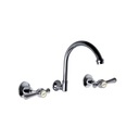 Whitehall Easy Clean Sink Wall Set  1/4 Turn Lever Handle - Ceramic Disc 